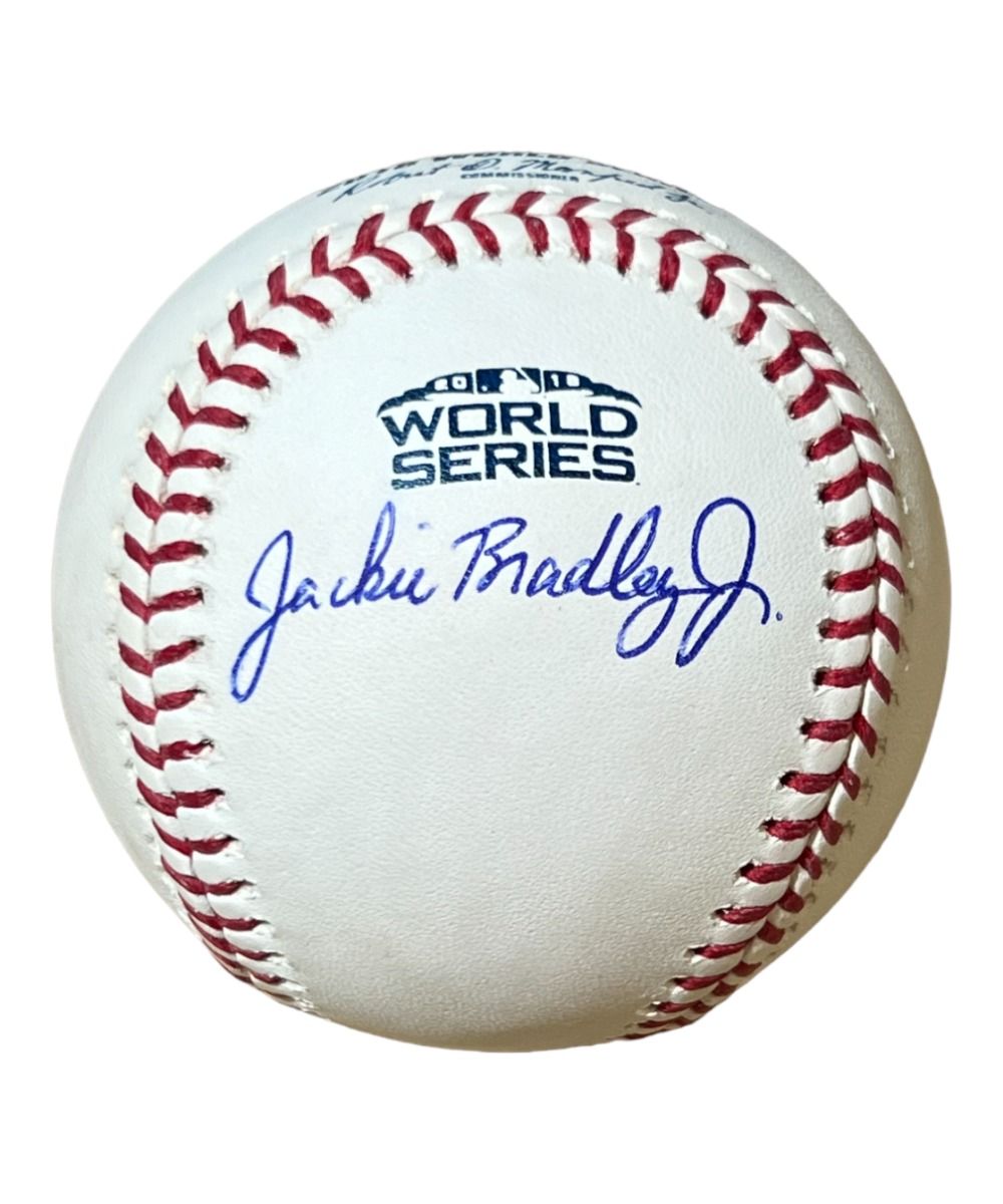 Jackie Bradley Jr. Autographed 2018 World Series Baseball Boston Red Sox