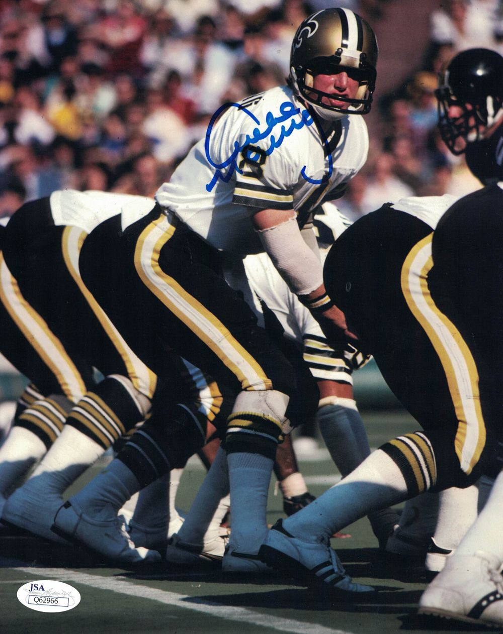 Archie Manning Autographed/Signed New Orleans Saints 8x10 Photo JSA