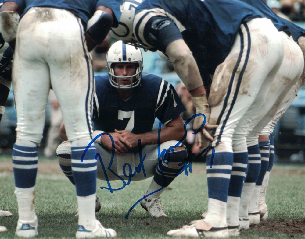 Bert Jones Autographed/Signed Baltimore Colts 8x10 Photo