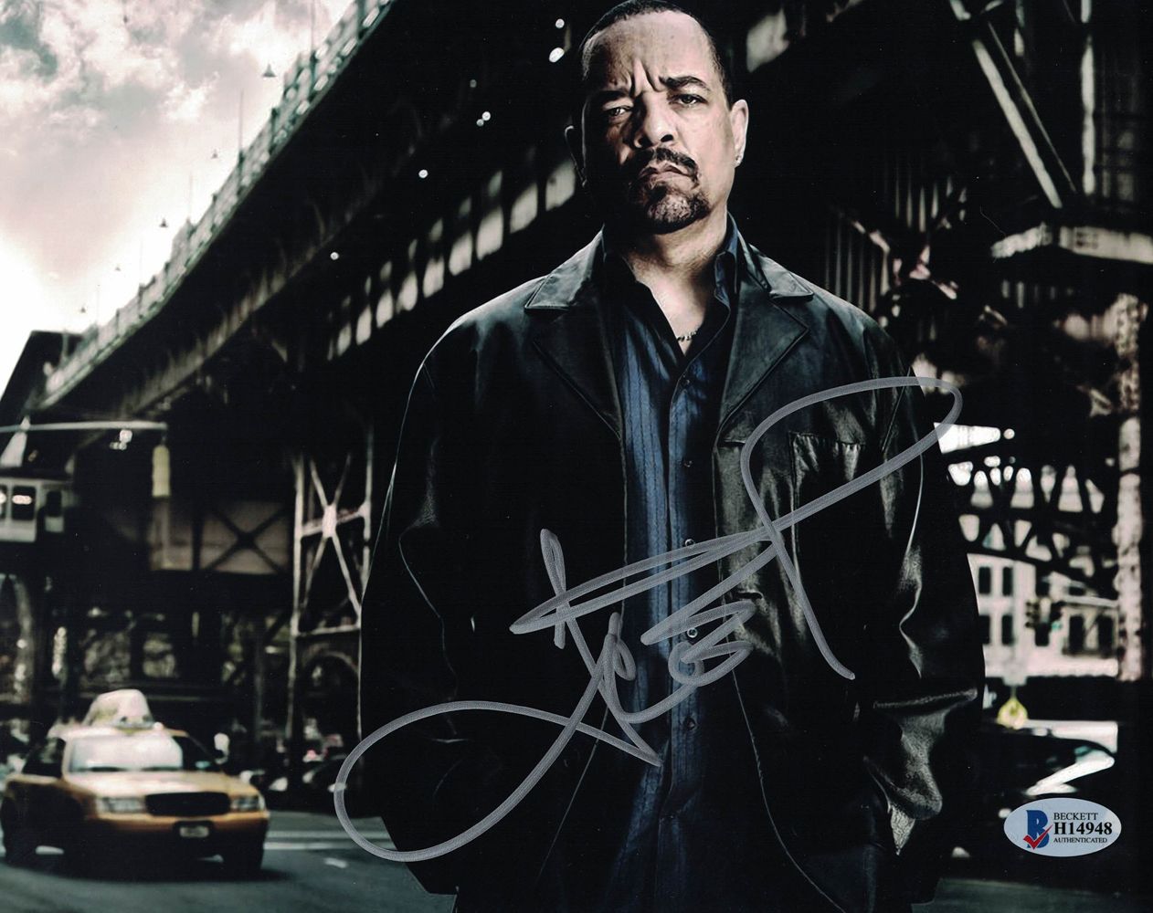 Ice T Autographed/Signed 8x10 Photo BAS