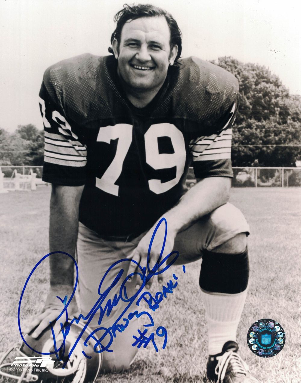 Ron McDole Autographed/Signed Washington Redskins 8x10 Photo Dawg