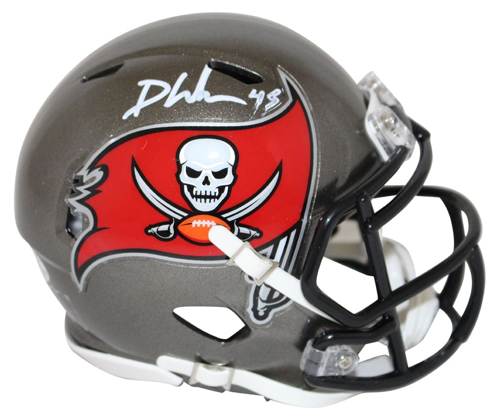 Devin White Autographed Tampa Bay Buccaneers Speed Mini Helmet BAS