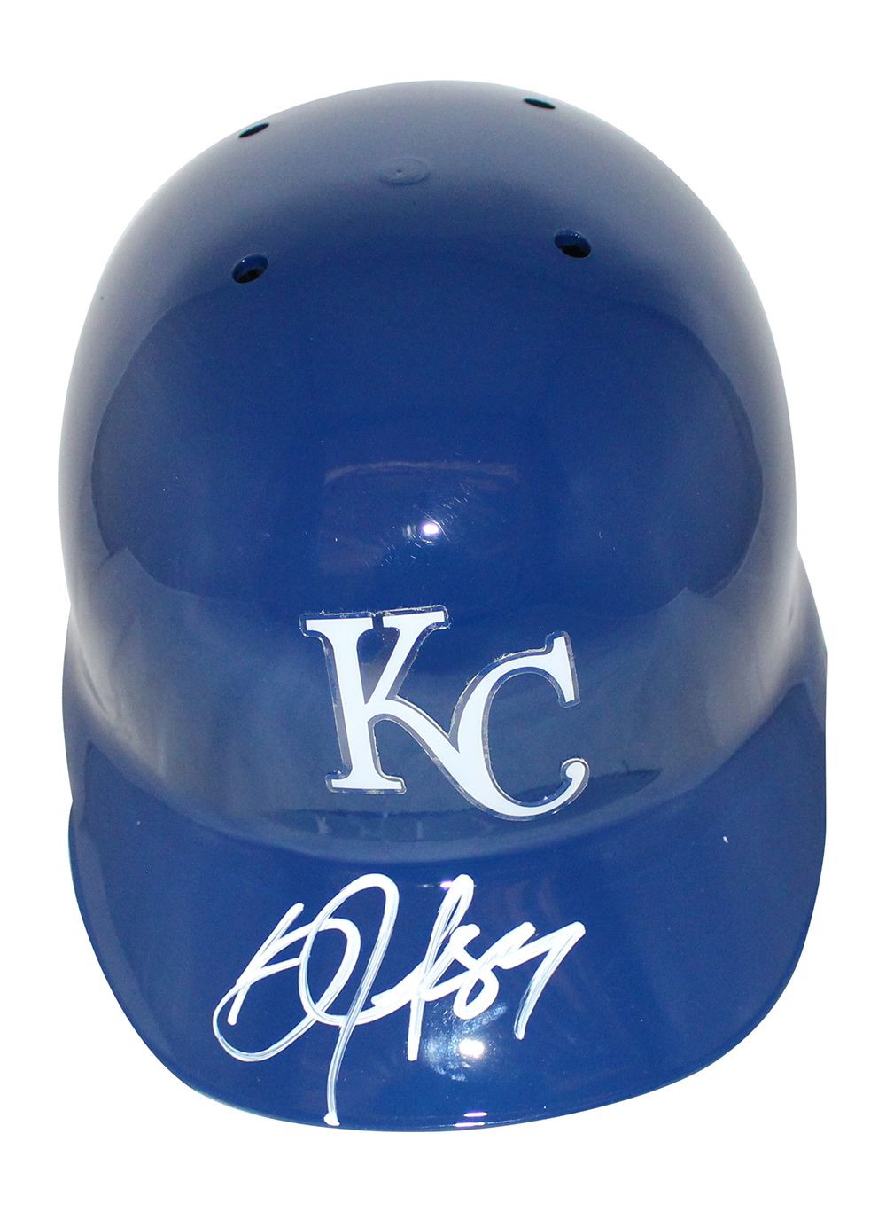 Bo Jackson Autographed/Signed Kansas City Royals Batting Helmet BAS