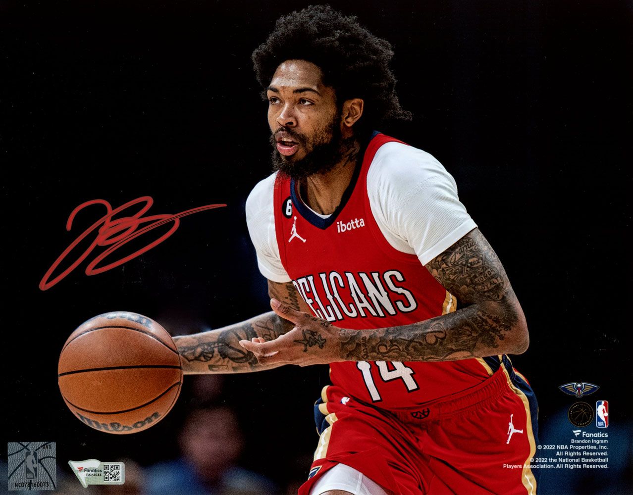 Brandon Ingram Autographed New Orleans Pelicans 8x10 Photo Fanatics