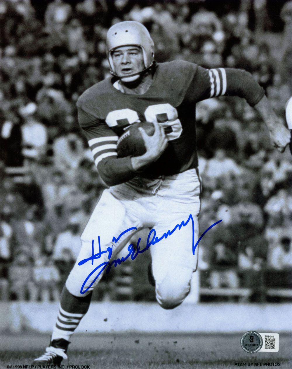 Hugh McElhenny Autographed San Francisco 49ers 8x10 Photo BAS 45668