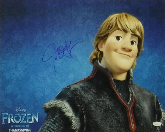 Jonathan Groff Autographed Frozen Kristoff Bjorgman 16x20 Photo JSA