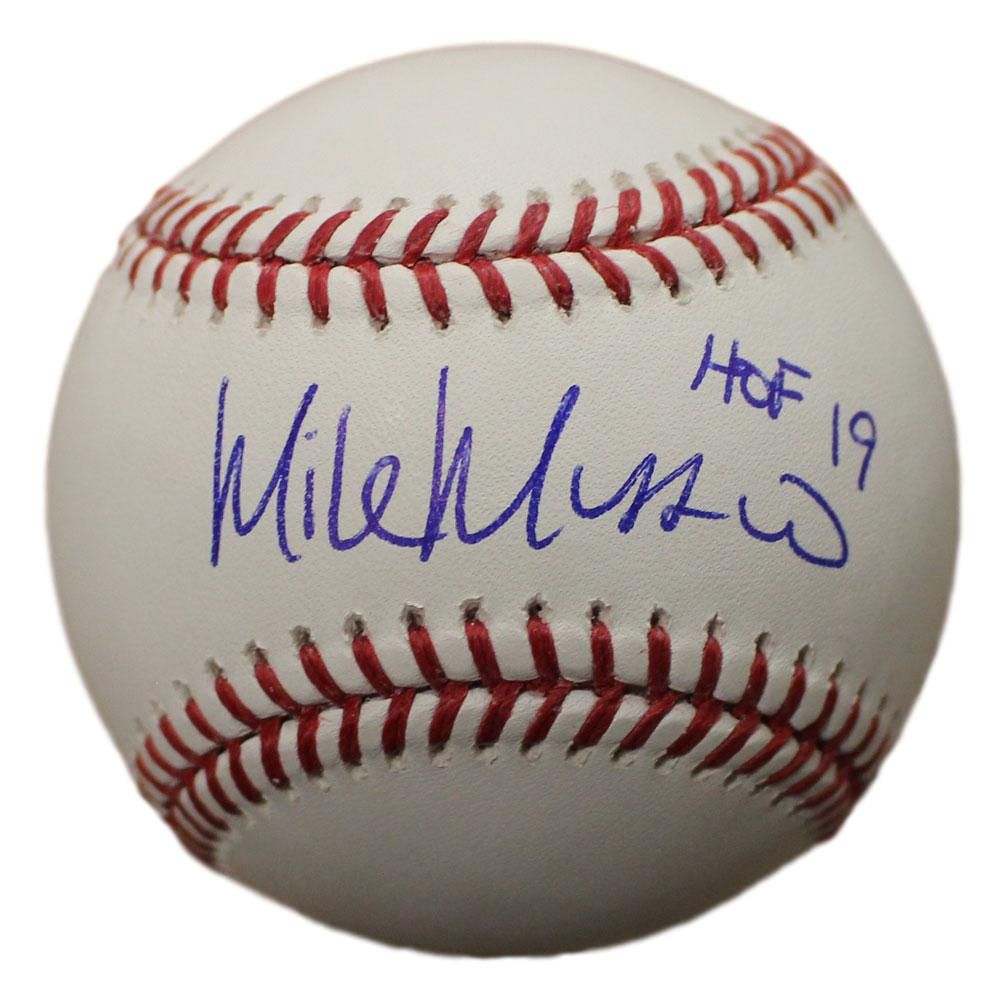 Mike Mussina Autographed/Signed Baltimore Orioles OML Baseball HOF BAS