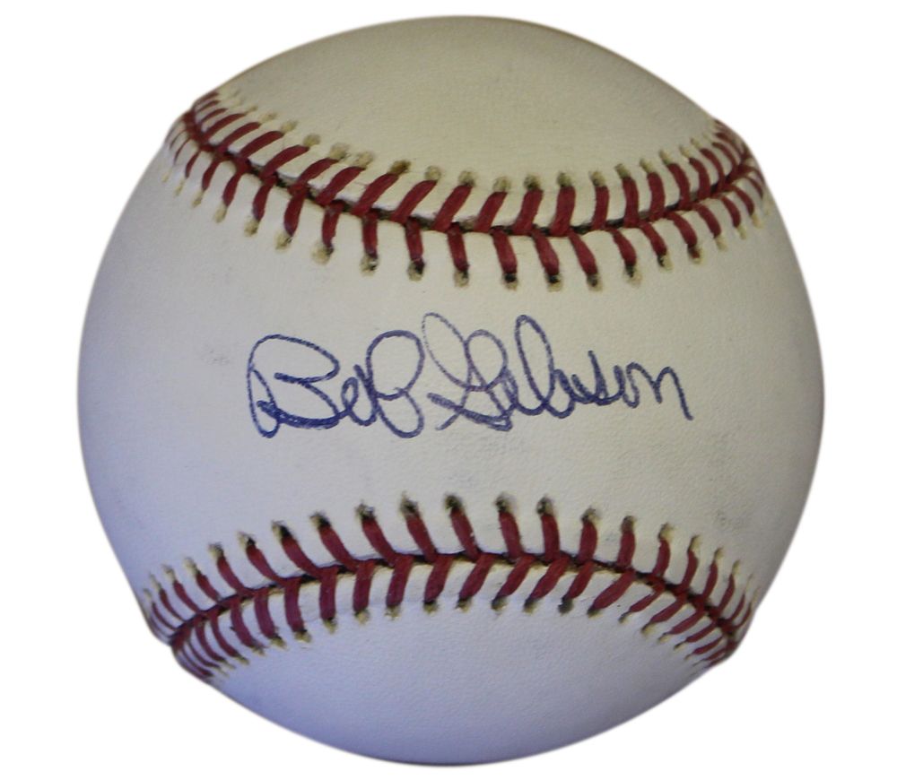 Bob Gibson Autographed/Signed St Louis Cardinals Official Ball JSA