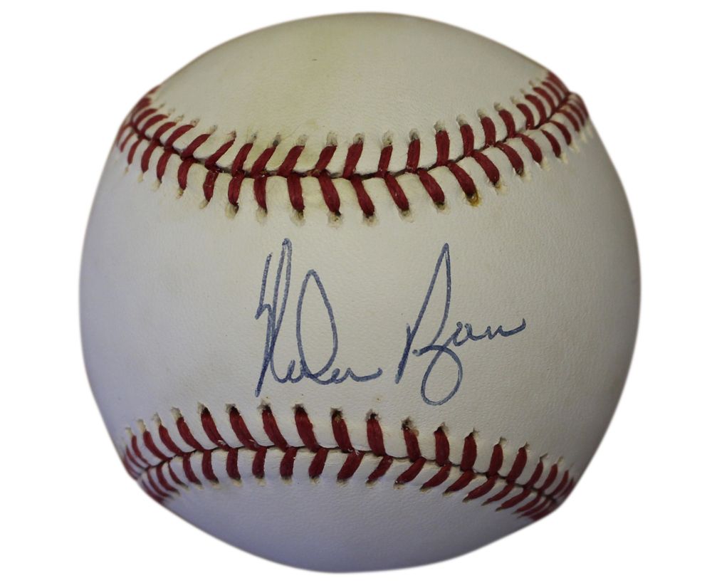 Nolan Ryan Autographed Texas Rangers American League Baseball JSA
