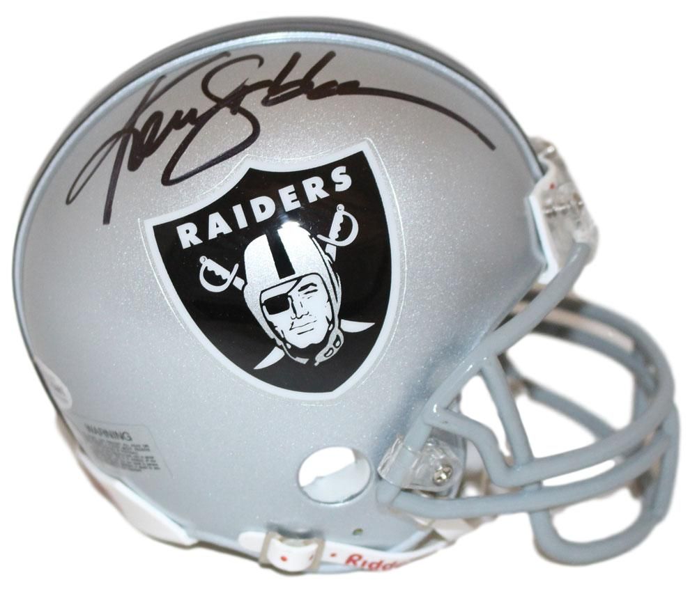 Ken Stabler Autographed/Signed Oakland Raiders Mini Helmet BAS