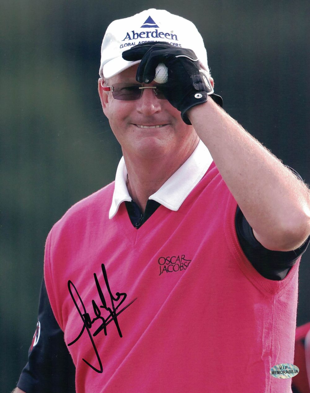 Sandy Lyle Autographed/Signed PGA Tour Golf 8x10 Photo