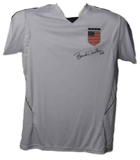 Brandi Chastain Autographed USA Soccer Size XL White Jersey JSA