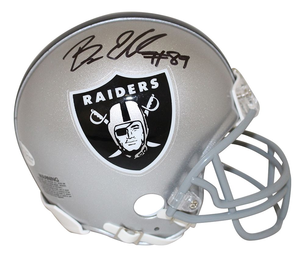 Bryan Edwards Autographed/Signed Las Vegas Raiders Mini Helmet BAS