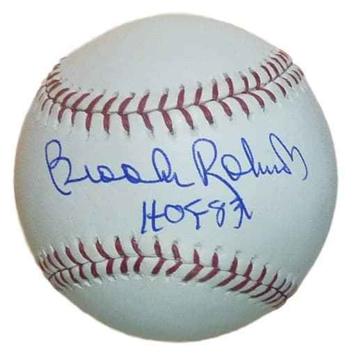 Brooks Robinson Autographed Official Major League Baseball w/HOF 83