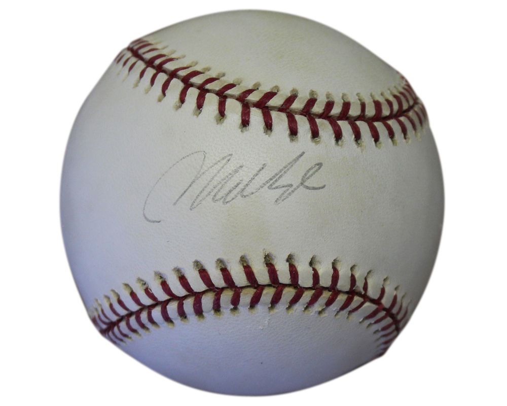 Mo Vaughn Autographed Boston Red Sox American League Baseball JSA