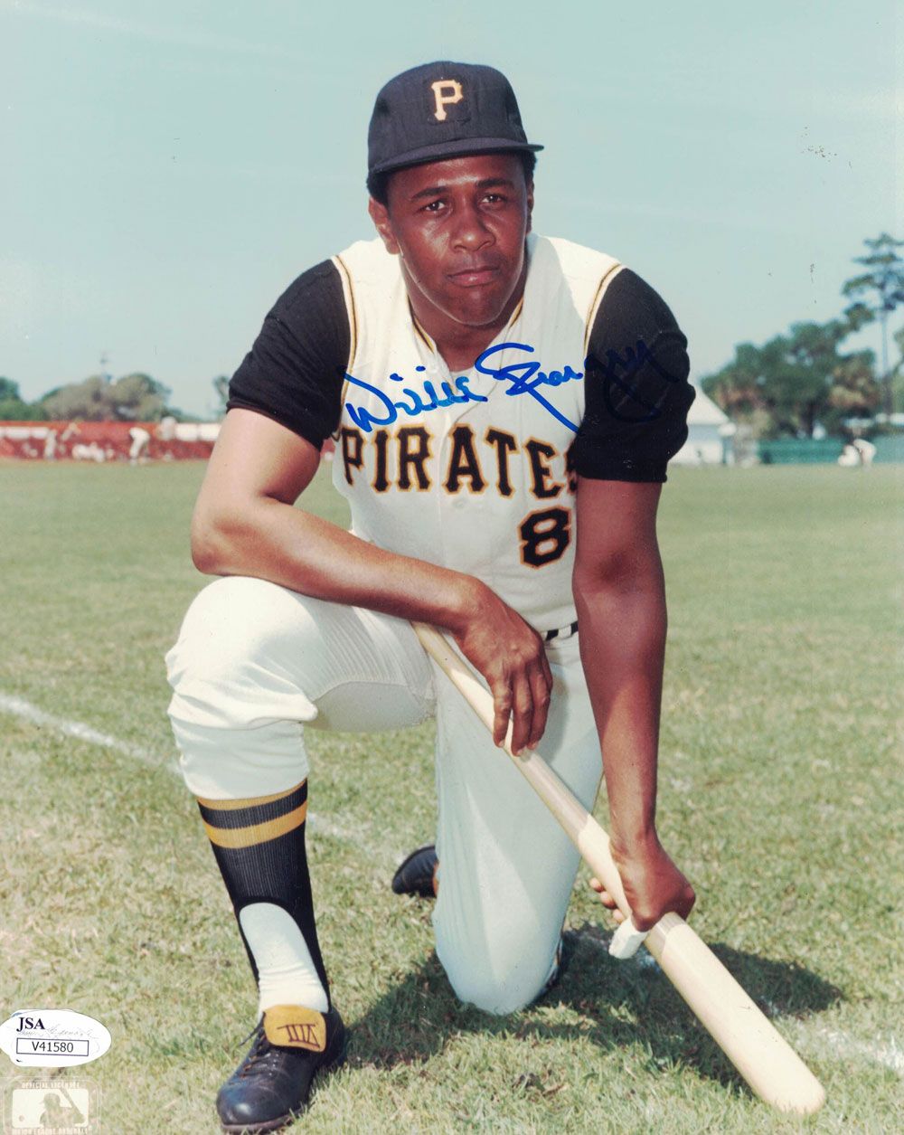 Willie Stargell Autographed/Signed Pittsburgh Pirates 8x10 Photo JSA PF