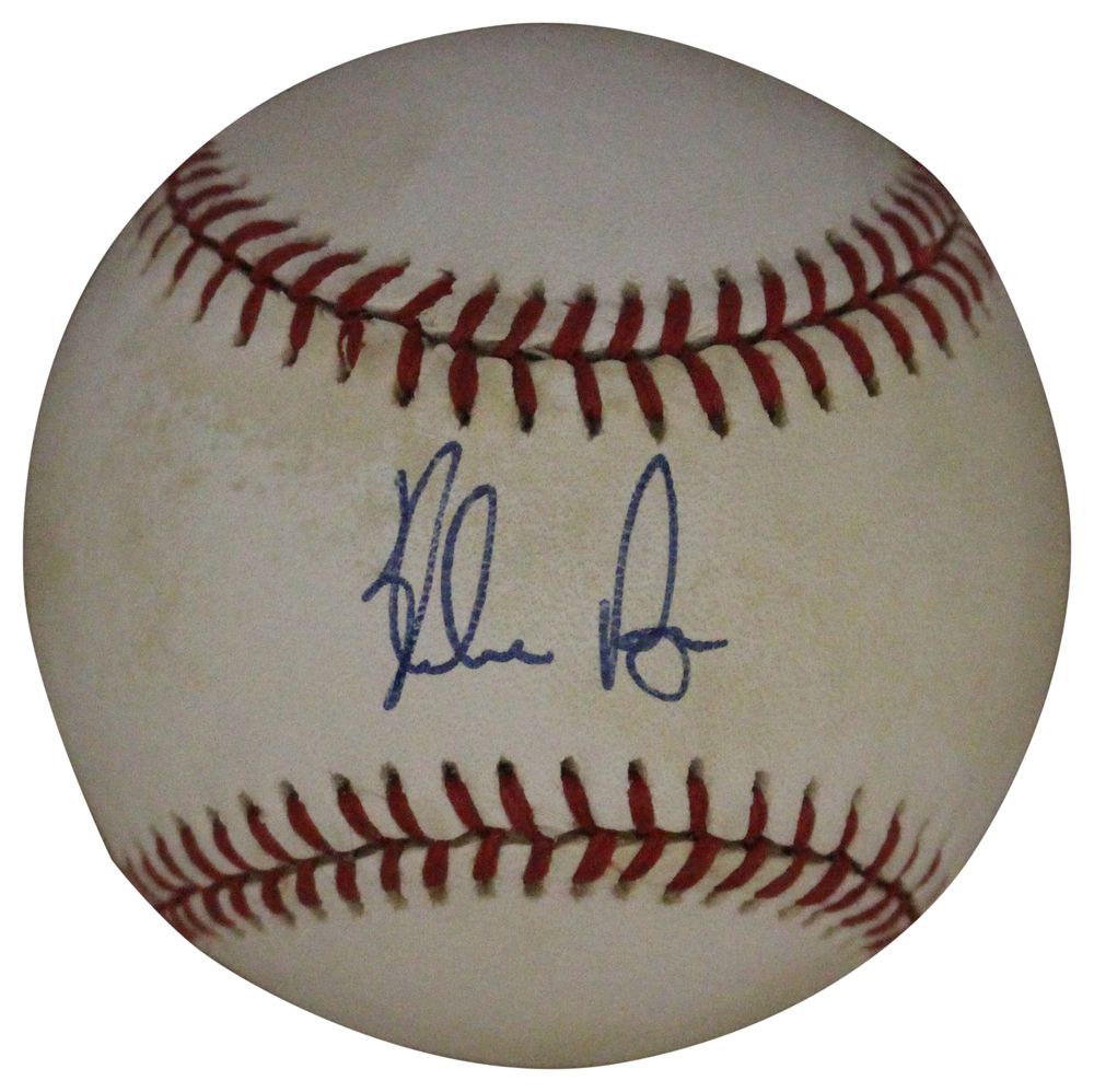 Nolan Ryan Autographed Texas Rangers American League Baseball BAS