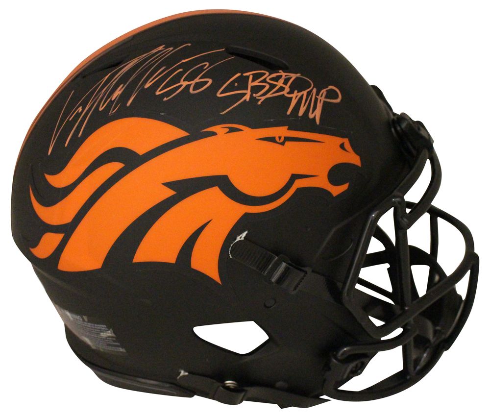 Von Miller Autographed Denver Broncos Authentic Eclipse Helmet SB MVP JSA