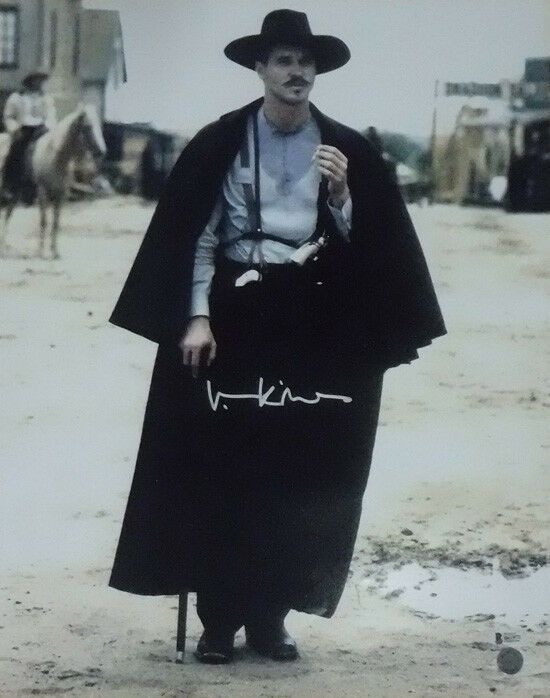 Val Kilmer Autographed Tombstone 16x20 Photo BEC