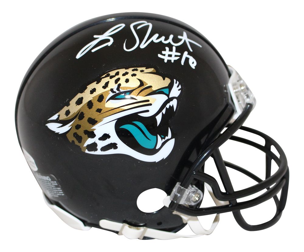 Laviska Shenault Autographed/Signed Jacksonville Jaguars Mini Helmet BAS