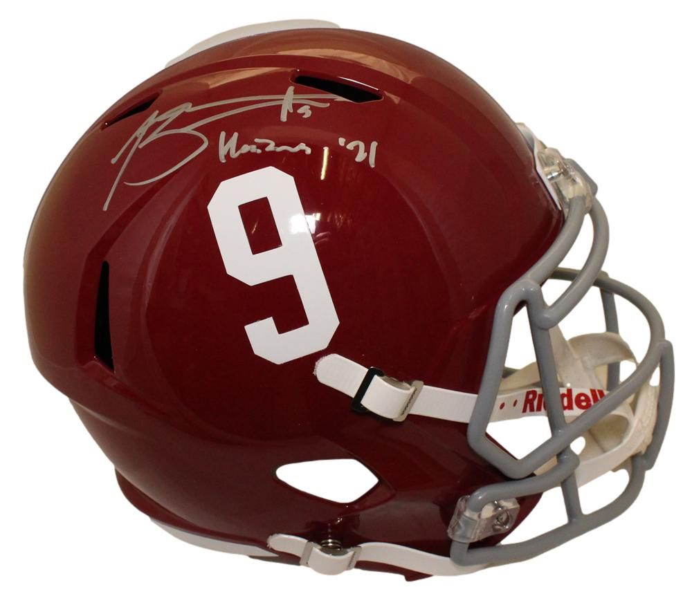 Bryce Young Autographed Alabama Crimson Tide F/S Helmet Heisman BAS
