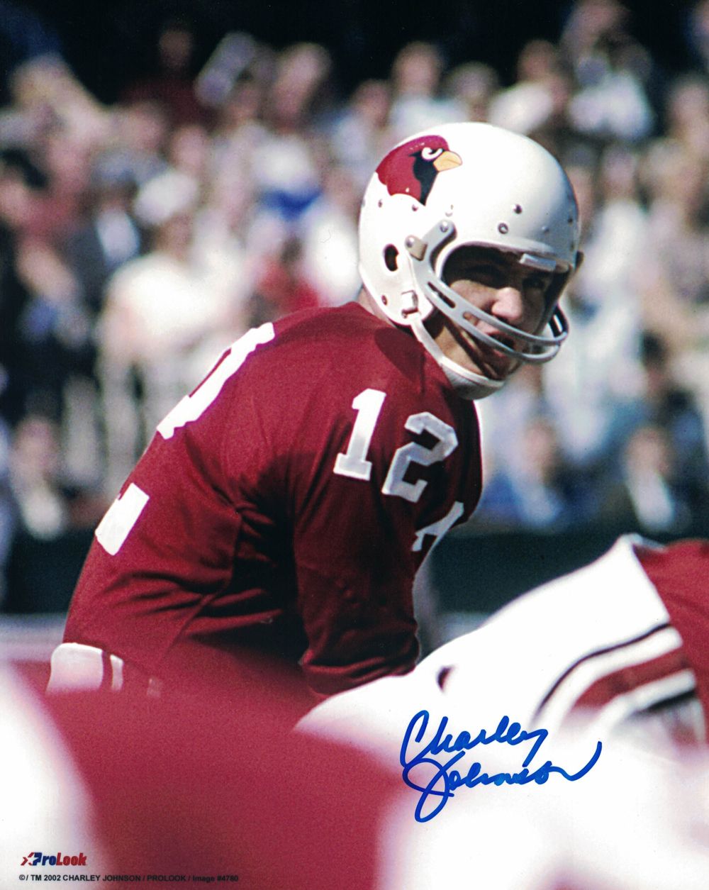 Charley Johnson Autographed/Signed St Louis Cardinals 8x10 Photo PF