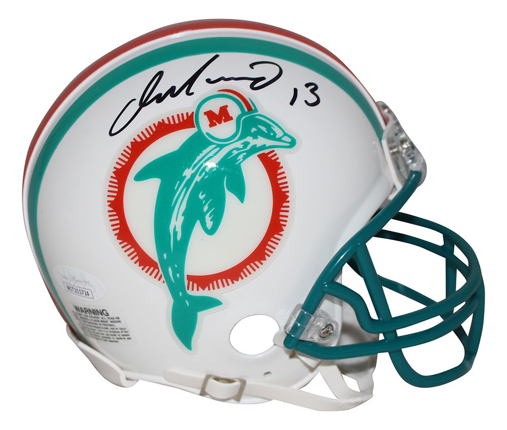 Dan Marino Autographed Miami Dolphins TB 1980-1996 Mini Helmet JSA