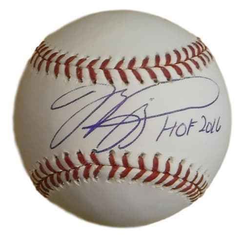 Mike Piazza Autographed New York Mets OML Baseball HOF 16 PSA/DNA