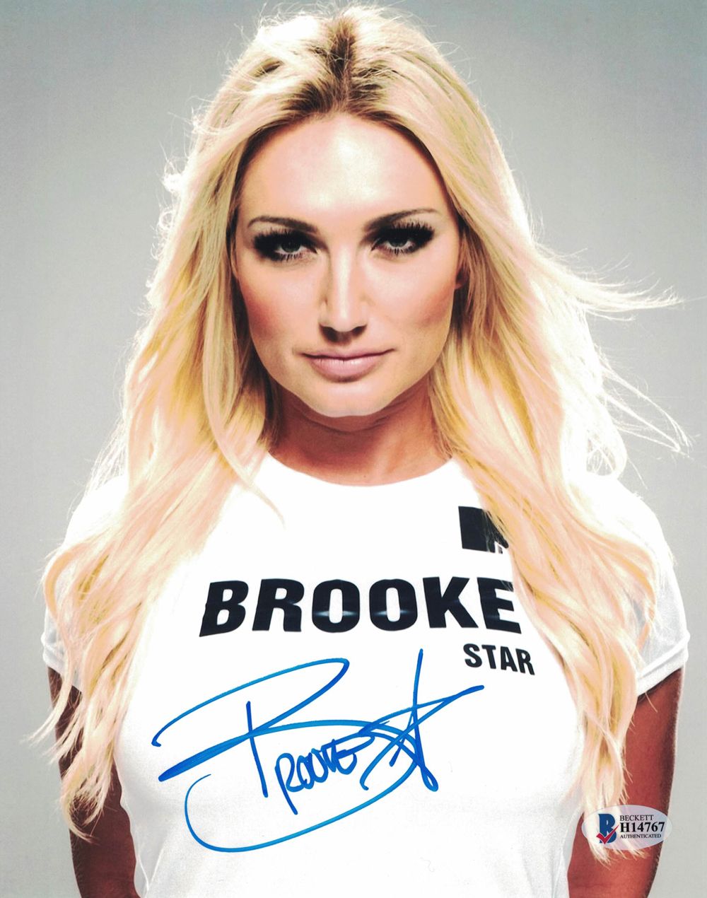 Brooke Hogan Autographed/Signed 8x10 Photo BAS
