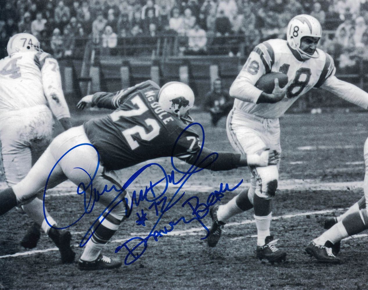 Ron McDole Autographed/Signed Buffalo Bills 8x10 Photo