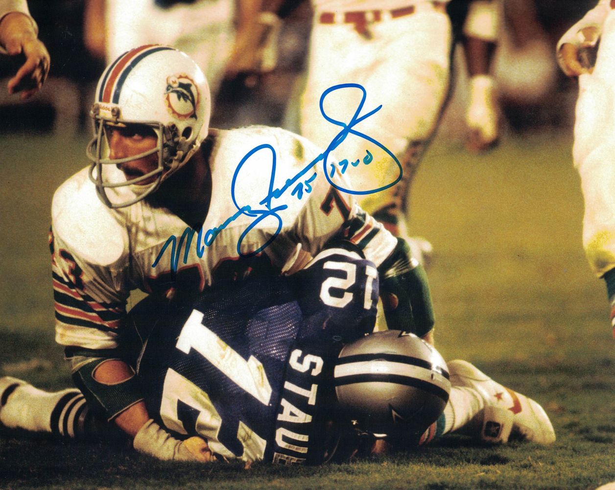 Manny Fernandez Autographed/Signed Miami Dolphins 8x10 Photo 17-0