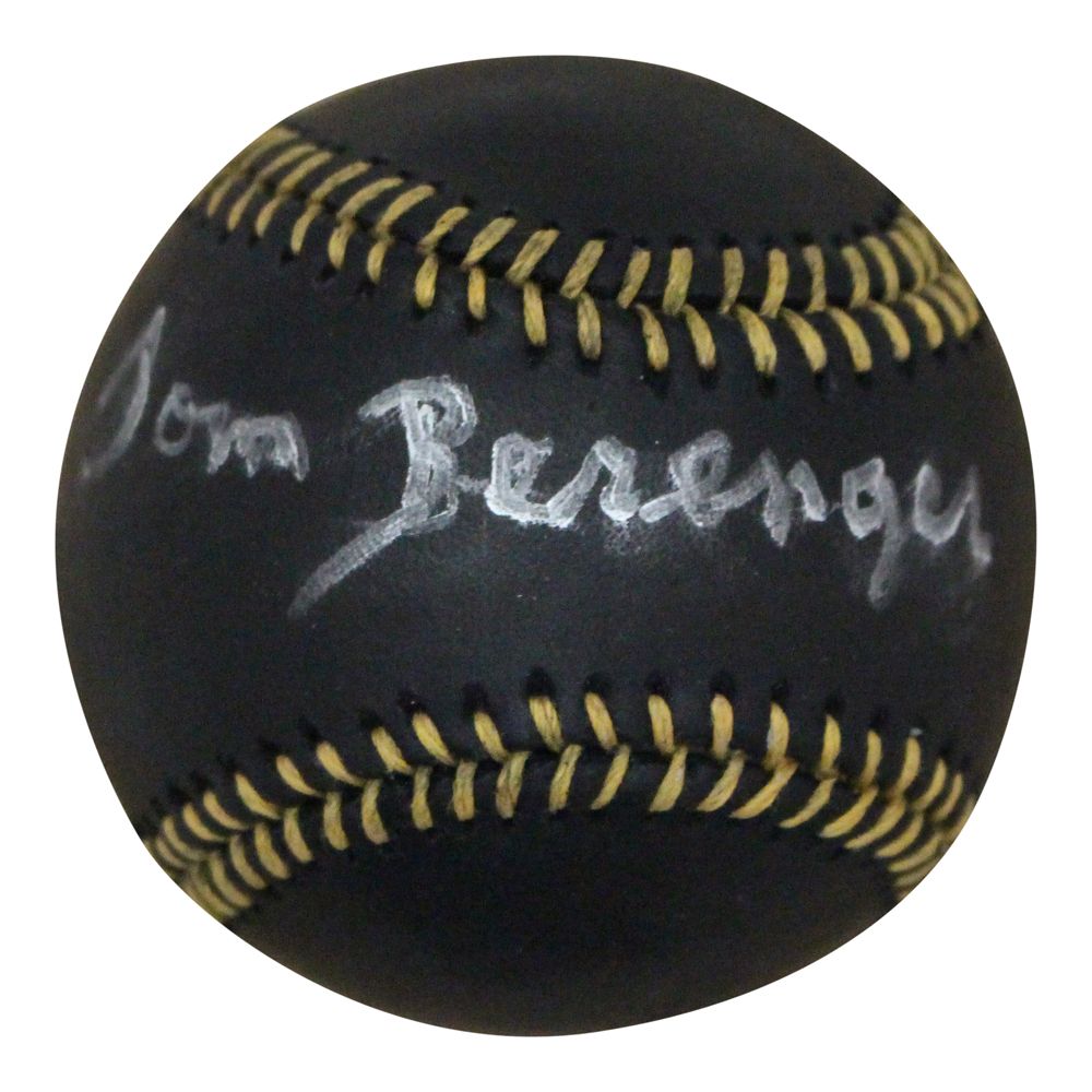 Tom Berenger Autographed/Signed Major League Black OML Baseball BAS