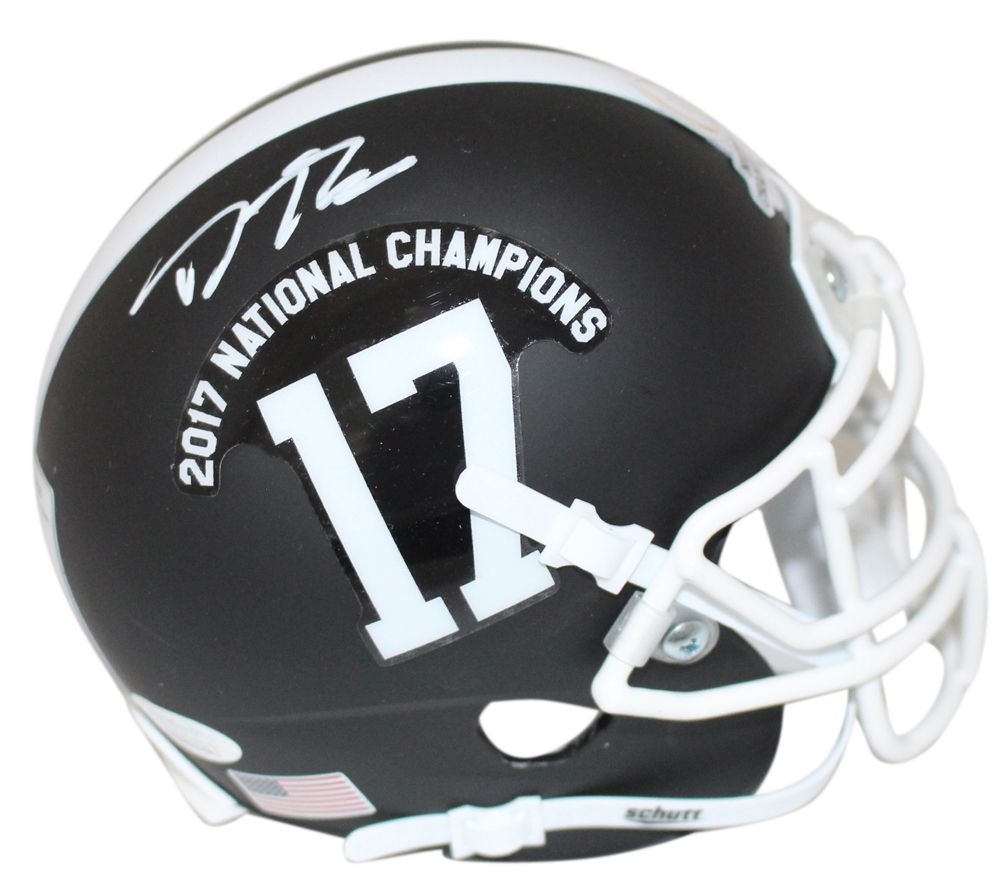 Daron Payne Signed Alabama Crimson Tide National Champs Mini Helmet JSA
