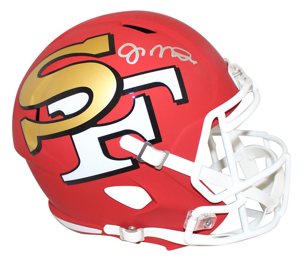 Joe Montana Autographed San Francisco 49ers F/S AMP Speed Helmet JSA