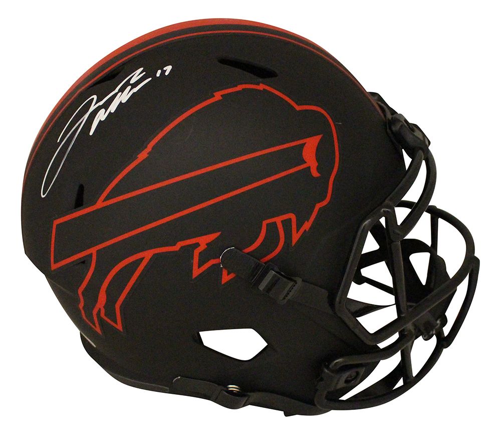 Josh Allen Autographed/Signed Buffalo Bills F/S Eclipse Speed Helmet BAS