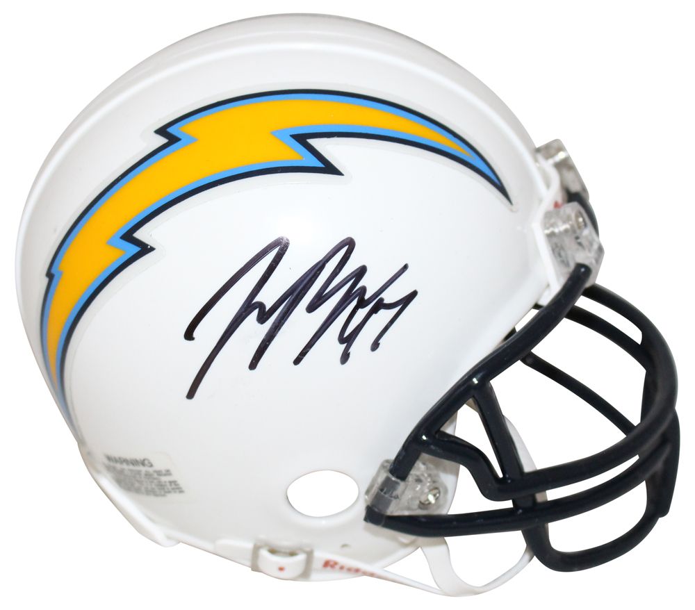Joey Bosa Autographed/Signed Los Angeles Chargers Mini Helmet BAS