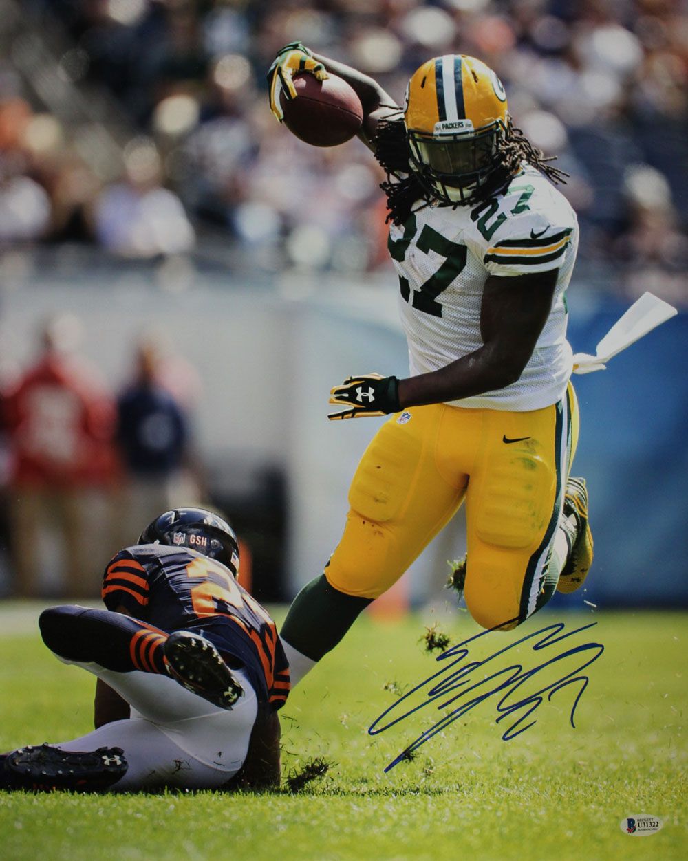 Eddie Lacy Autographed/Signed Green Bay Packers 16x20 Photo BAS