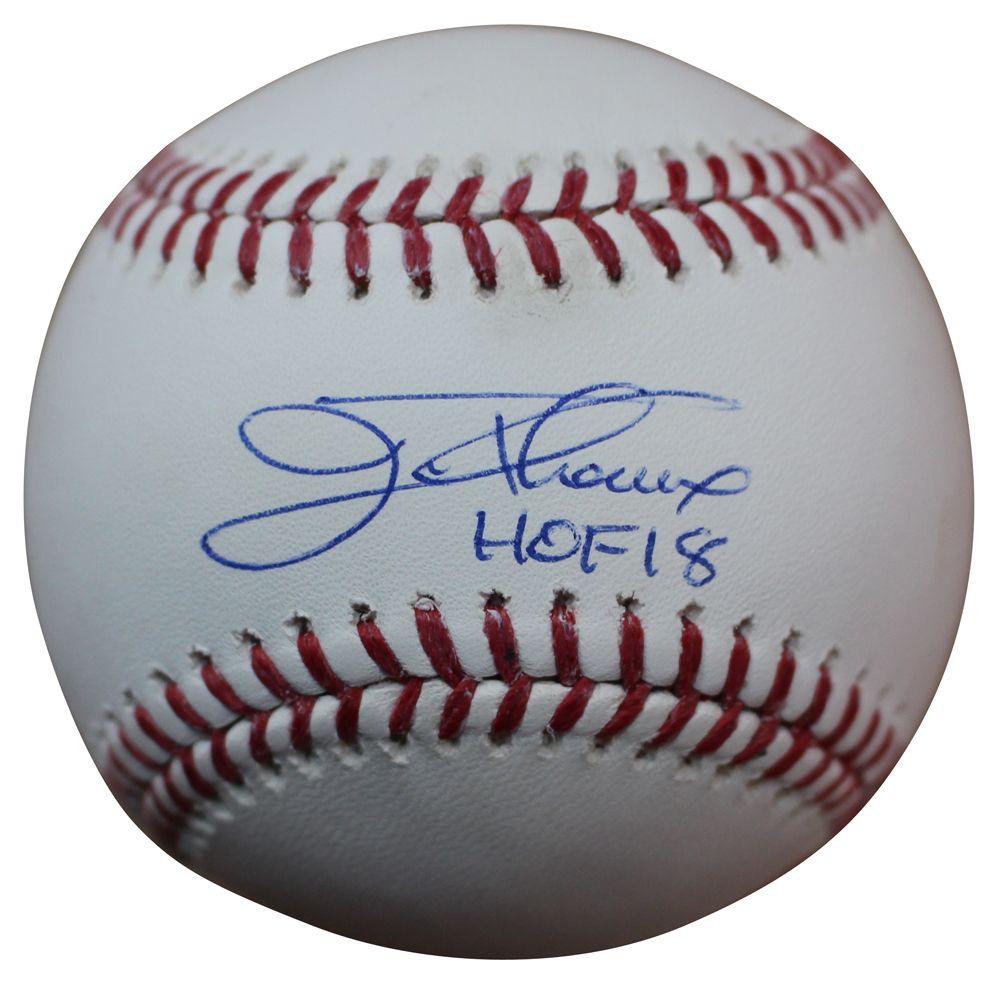 Jim Thome Autographed/Signed Chicago White Sox OML Baseball HOF BAS