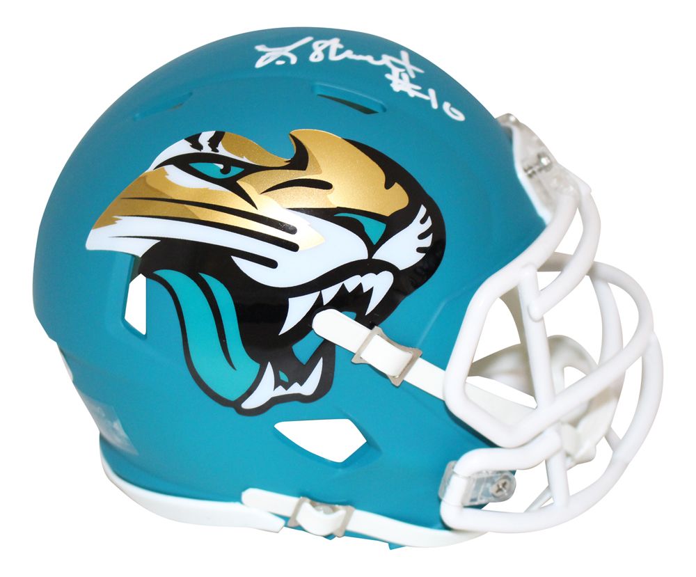 Laviska Shenault Autographed Jacksonville Jaguars AMP Mini Helmet BAS