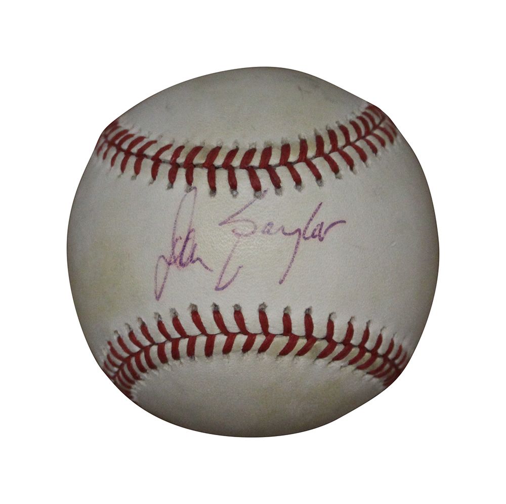 Don Baylor Autographed Colorado Rockies National League Baseball As Is BAS