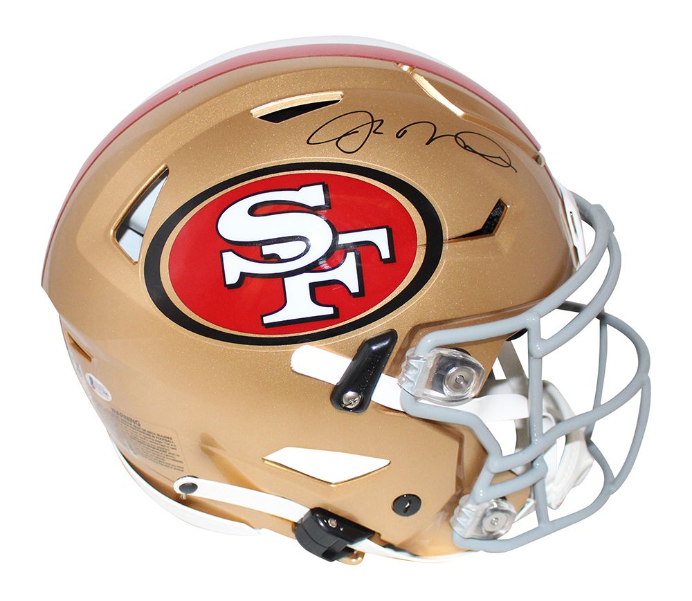 Joe Montana Signed San Francisco 49ers Authentic Speed Flex Helmet BAS