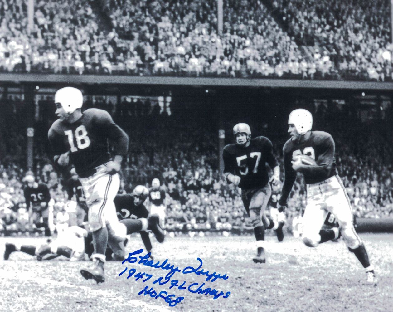Charley Trippi Autographed Chicago Cardinals 8x10 Photo NFL Champs