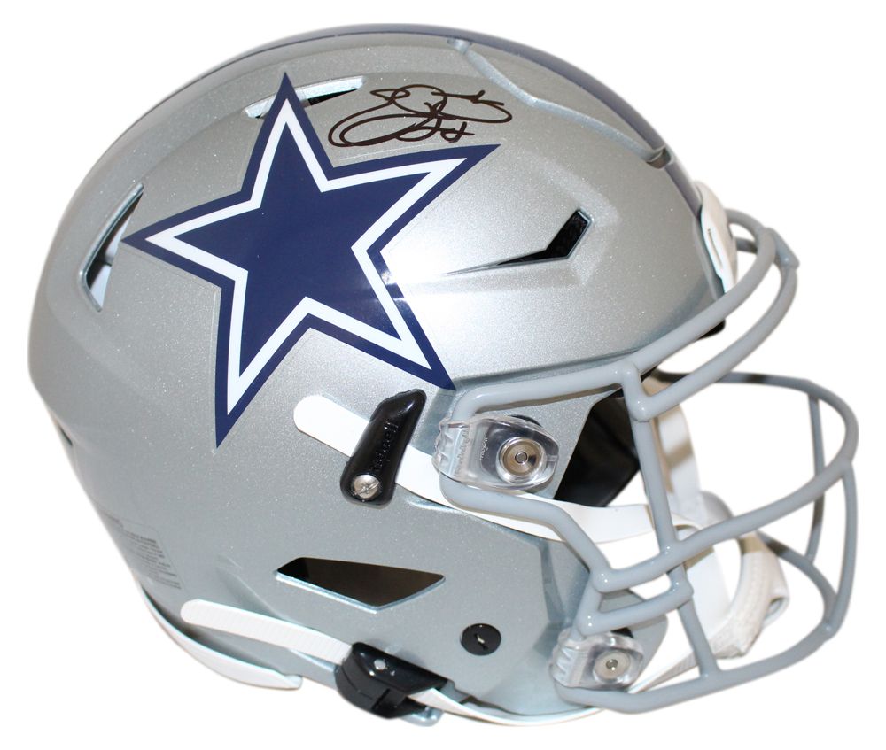 Emmitt Smith Autographed Dallas Cowboys Authentic Speed Flex Helmet BAS