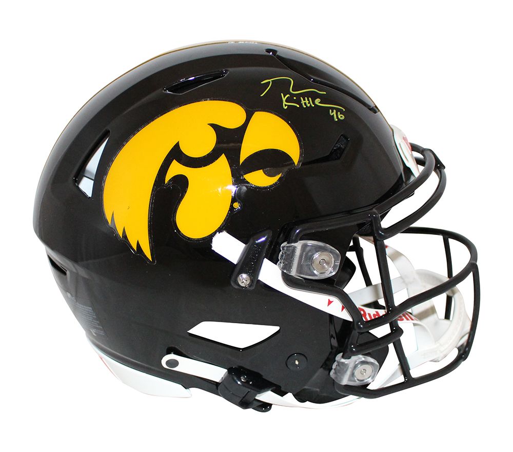 George Kittle Autographed Iowa Hawkeyes Authentic Speed Flex Helmet BAS