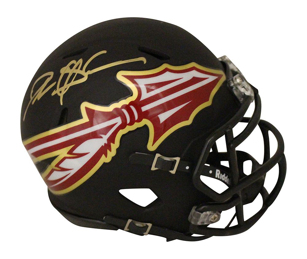 Deion Sanders Autographed Florida State Seminoles AMP Mini Helmet BAS