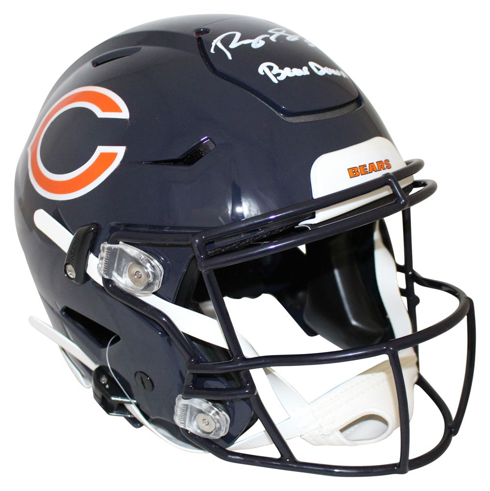 Roquan Smith Autographed Chicago Bears Authentic Speed Flex Helmet BAS