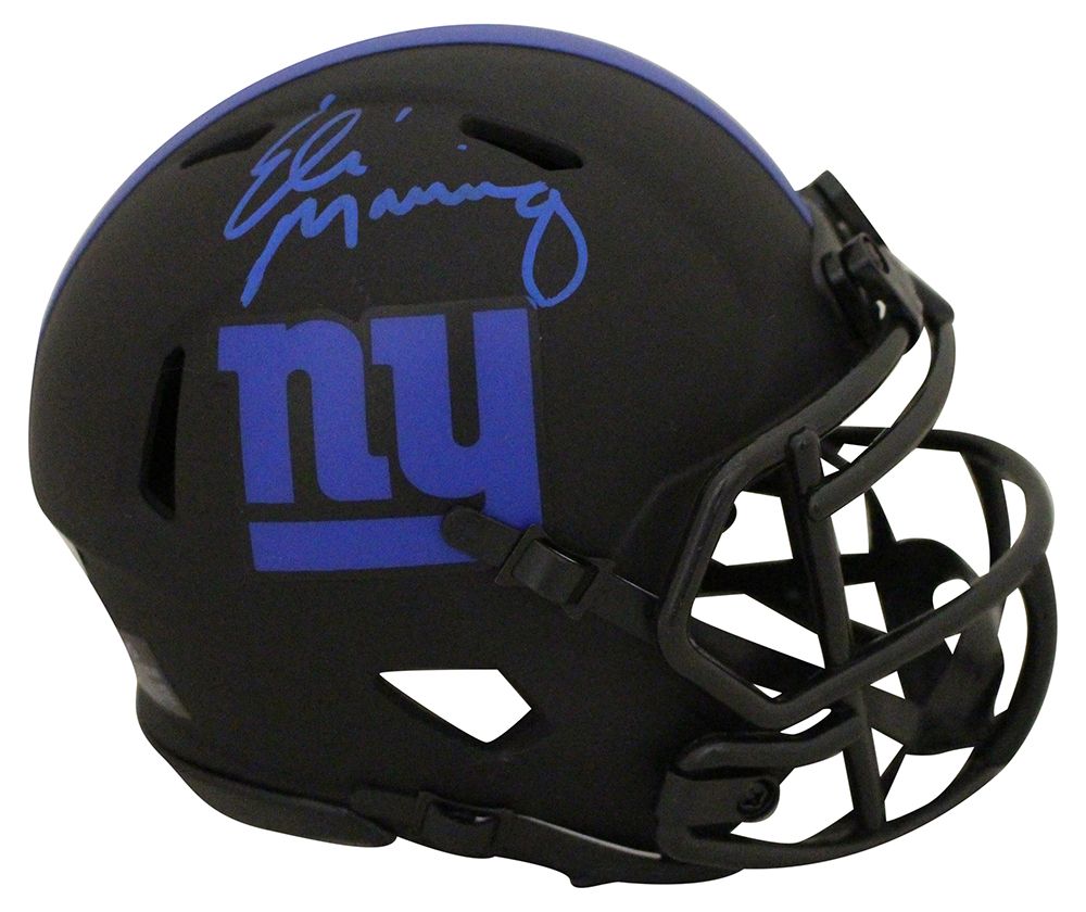Eli Manning Autographed/Signed New York Giants Eclipse Mini Helmet FAN