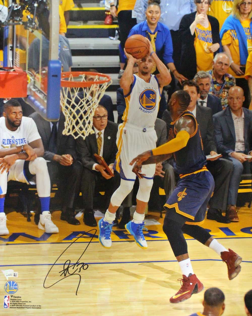 Stephen Curry Autographed Golden State Warriors 16x20 Photo Steph FAN