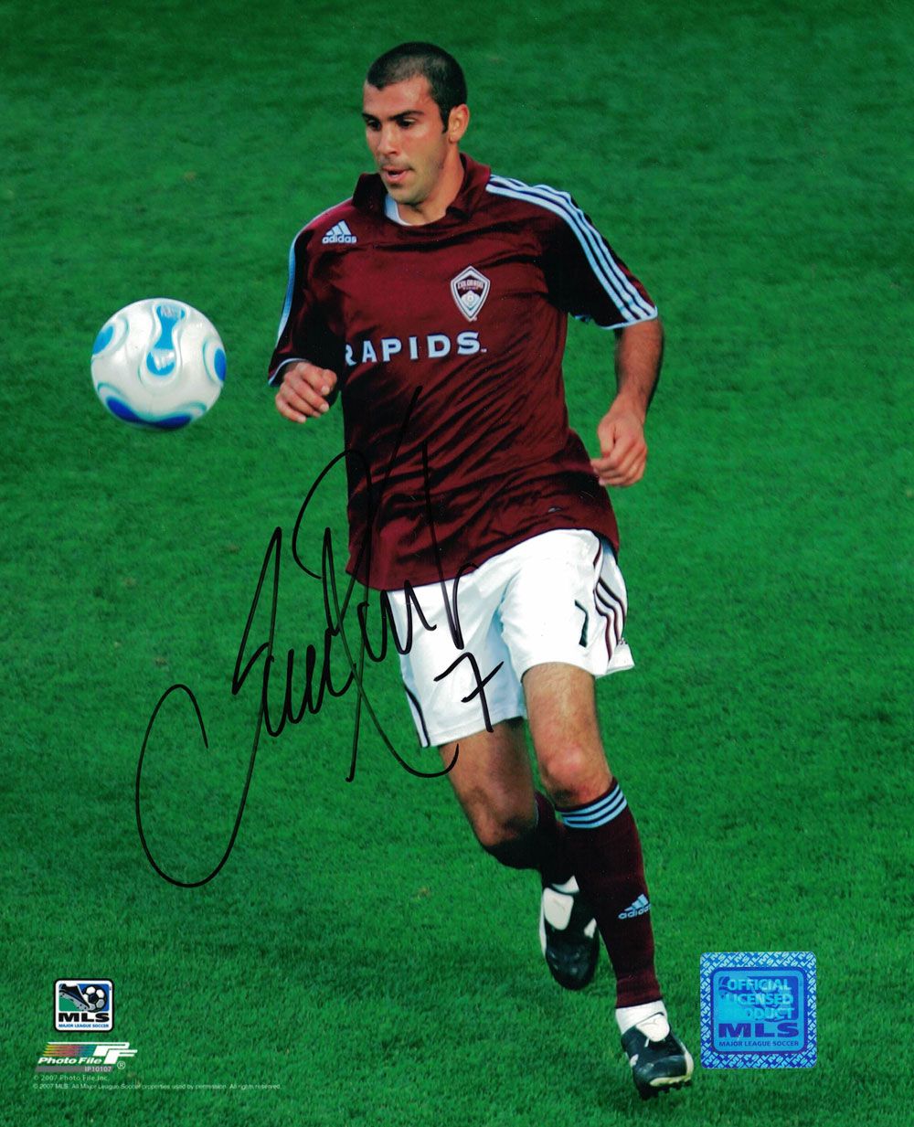 Jordan Kirovski Autographed/Signed Colorado Rapids MLS 8x10 Photo PF