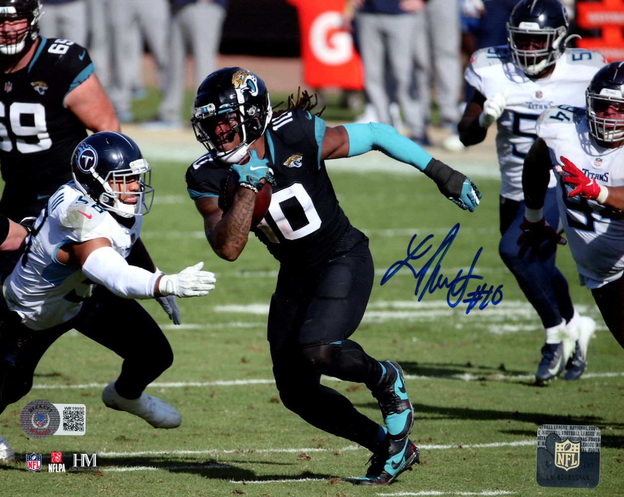 Laviska Shenault Autographed Jacksonville Jaguars 8x10 Photo Beckett